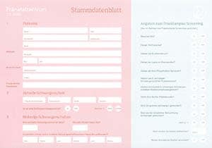 Stammdatenblatt, Pränatalzentrum an der Wien, 1060 Wien