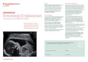 Tájékoztató anyag - 22 hetes ultrahang