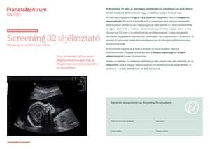 Tájékoztató anyag - 32 hetes ultrahang