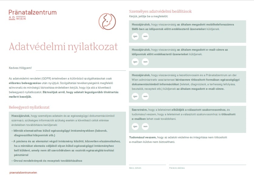 Adatkezelési tájékoztató
